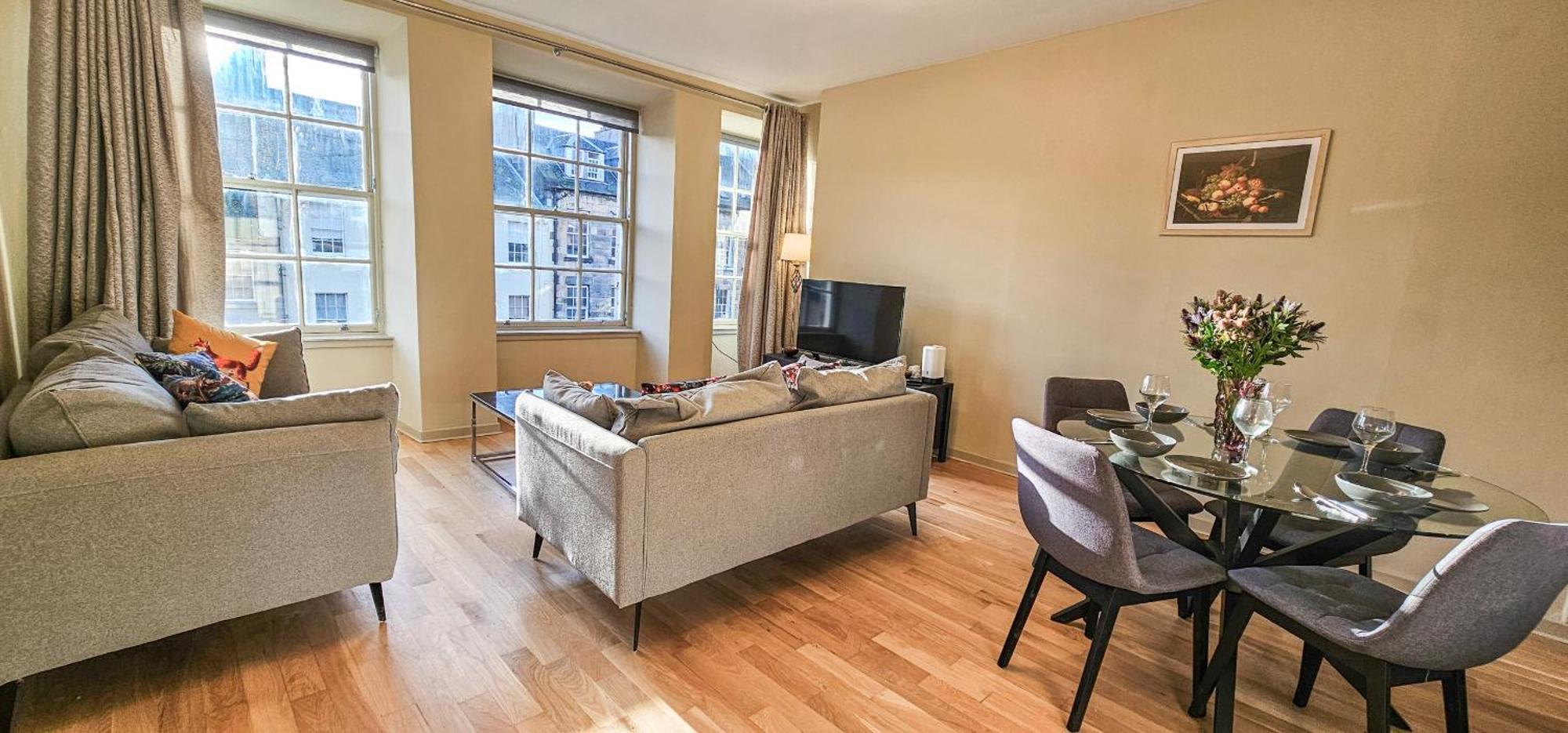 Royal Mile - Bright 2 Bedroom Apartment EDI Exterior foto